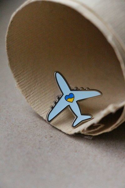 Значок &laquo;Мрія&raquo; (обкладинка на вибір) Ан-225 &mdash; патріотичний пін на одяг, незалежність, характер, сила  71004 фото